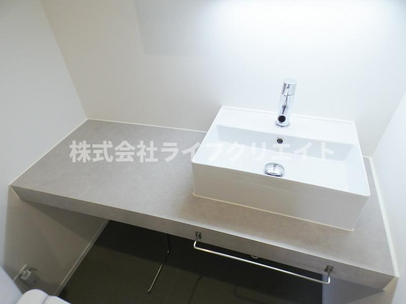 クリフビレッジZ棟の洗面所