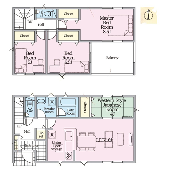 【間取り】 | 清水区北矢部町第6　新築戸建　3号棟