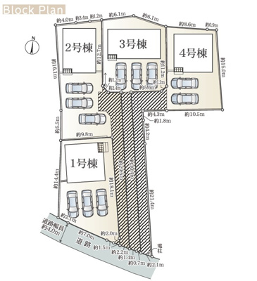 【区画図】 | 清水区北矢部町第6　新築戸建　3号棟