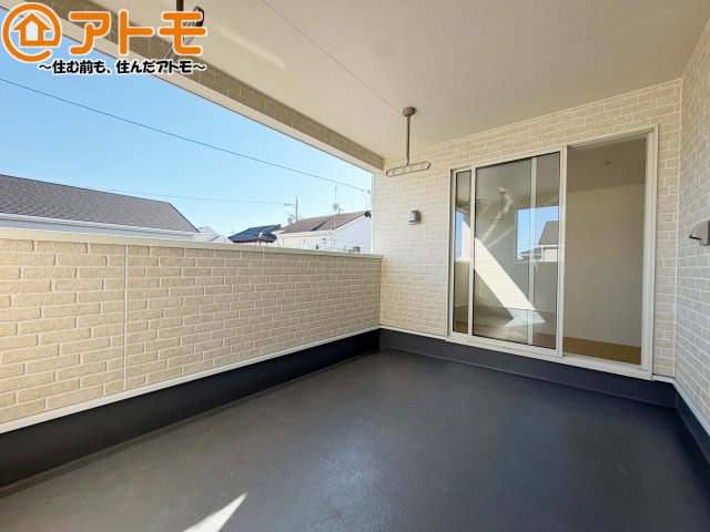 【バルコニー】 | 清水区北矢部町第6　新築戸建　2号棟 | インナーバルコニーはお出かけ中の急な雨でも安心♪