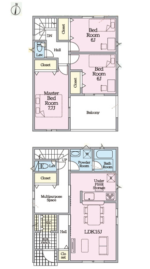 【間取り】 | 清水区北矢部町第6　新築戸建　2号棟