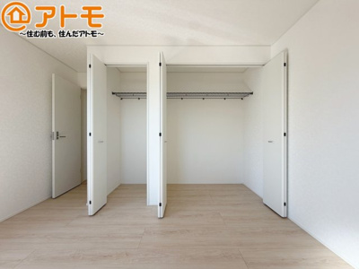 【収納】 | 清水区北矢部町第6　新築戸建　1号棟 | 収納家具を減らせる容量の大きなクローゼット♪