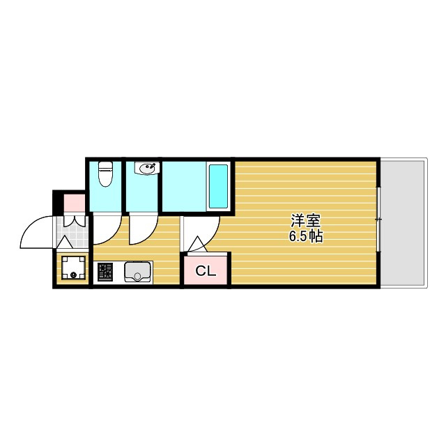 エスリード大阪プライムゲートの間取り
