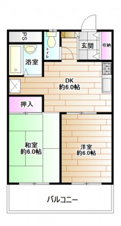 【間取り】 | 能見台ハイツ