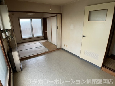 【ダイニング】 | 富士マンション暁　401号室 | 使い方はお客様次第！ダイニングと和室を1間としてもお使い頂けます。