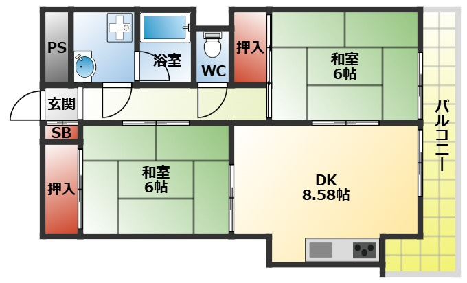 栄良ビルの間取り