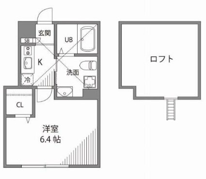 千葉市花見川区幕張町３丁目のアパートの間取り