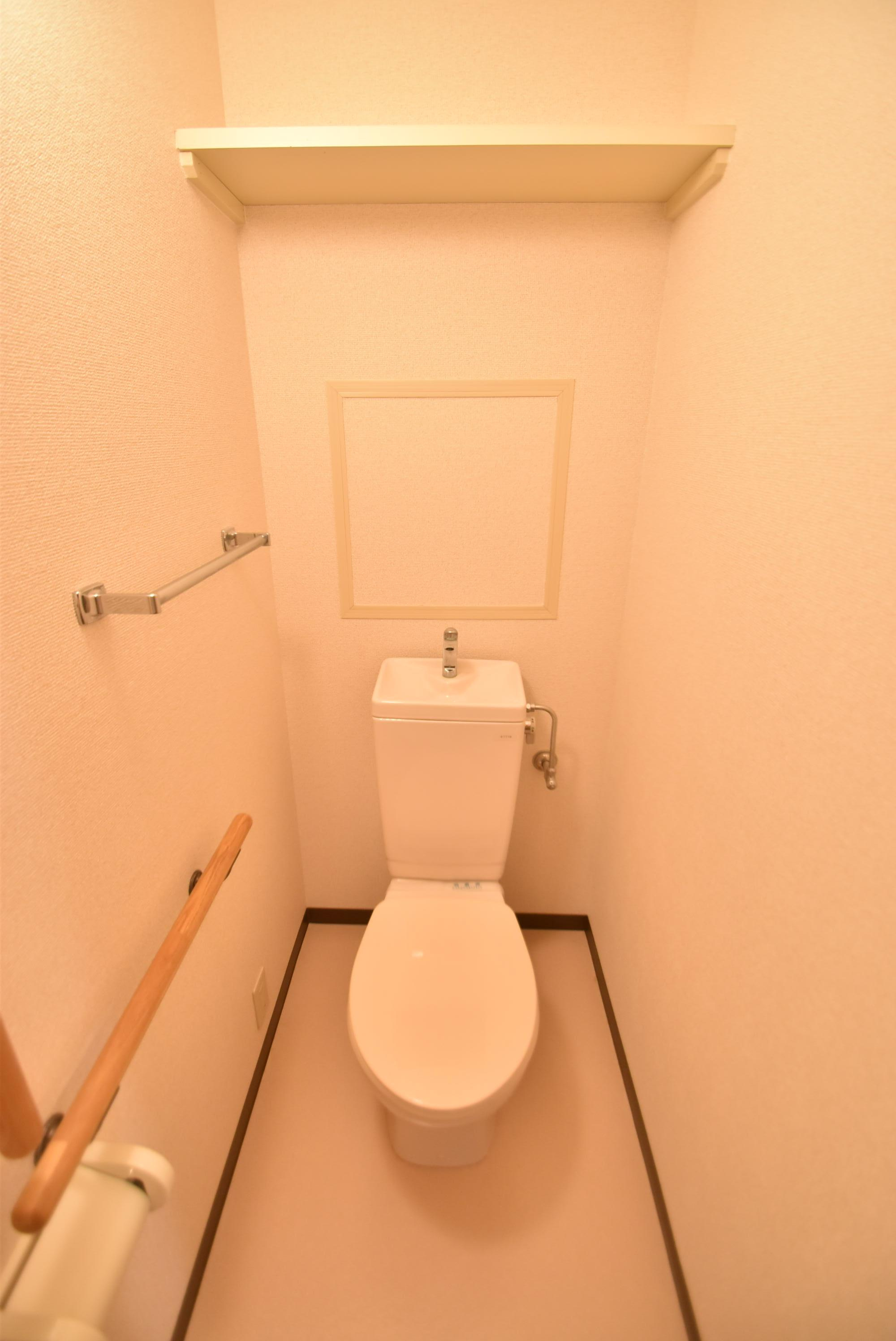 大阪市都島区東野田町１丁目の賃貸マンションのトイレ