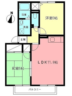 【間取り】 | サンシャインA | サンシャインAの間取り