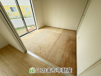 【和室】 | 常総市本石下第12　 | 宿泊者の就寝スペースとしても活用できる落ち着いた雰囲気の1階和室4.5帖☆