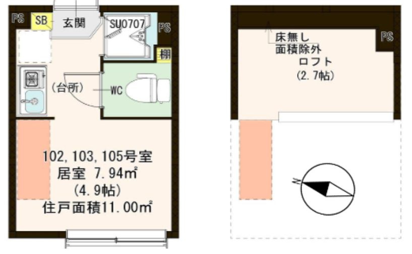 マグノリアテラス東小岩の間取り