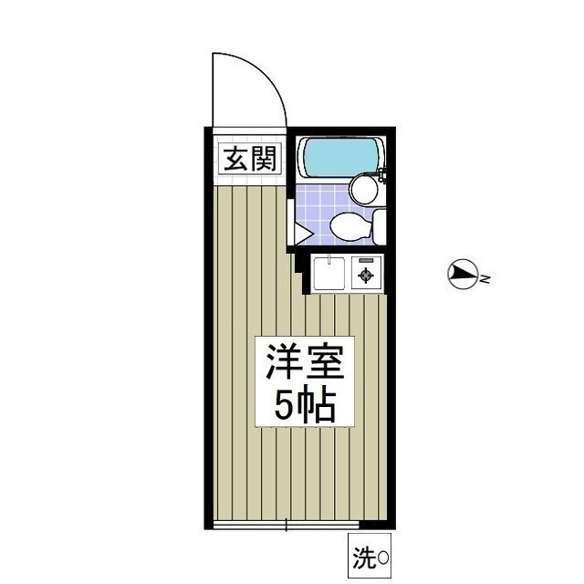 フラット中野の間取り