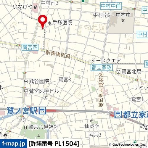 アミューズ鷺宮の地図
