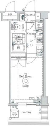 グラントゥルース東十条の間取り