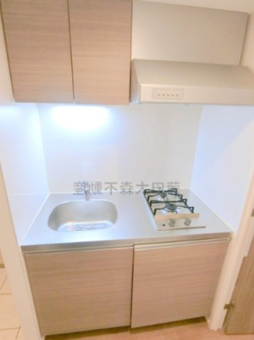パティーナ蒲田Duoのキッチン|2口ガスシステムキッチン　