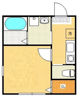 【間取り】 | シティハイツ宮前 | 間取りです。
