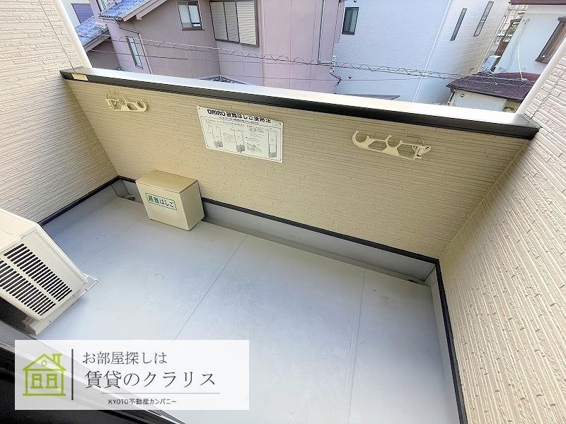 ディアコート桂のバルコニー
