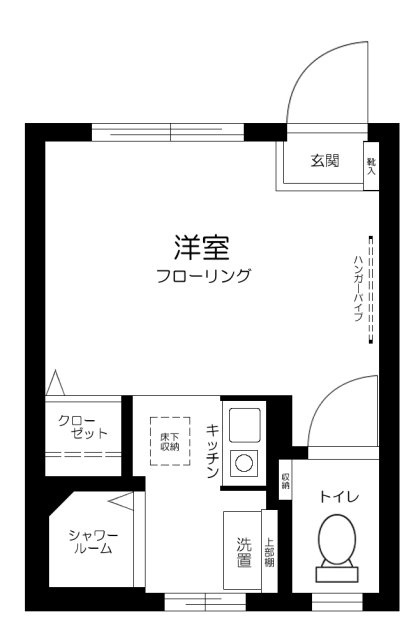 西荻Cubeの間取り