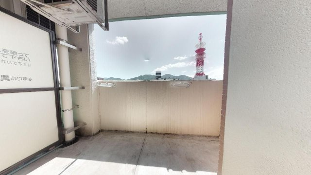 F’s flats古船場のバルコニー