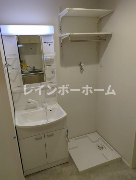 GRADUS新河岸Ⅱの独立洗面台|※同管理別建物参考写真