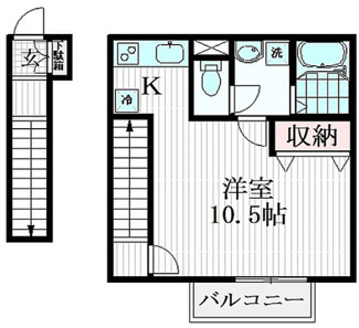【間取り】 | 【木造一棟アパート】川口市末広2丁目
