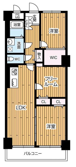 【間取り】 | ロイヤルハイツ新大阪 | 上層階・南向き・陽当り良好・Ｒ８年６月中旬室内改装済・ペット飼育可