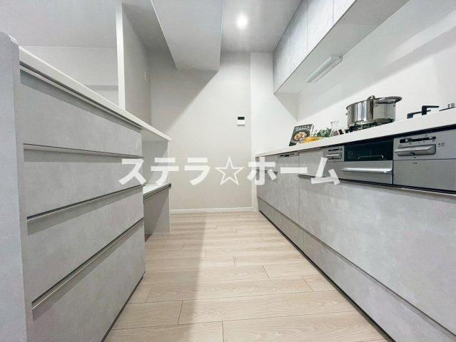 山田西C団地A-1のキッチン|使いやすいキッチンです