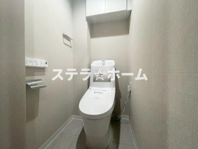山田西C団地A-1のトイレ|ゆったりとした空間のトイレです