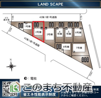 【区画図】 | 常総市本石下第12　 | 前面道路が広くお車の入出庫がしやすいのが特徴です！日当たりも良好♪