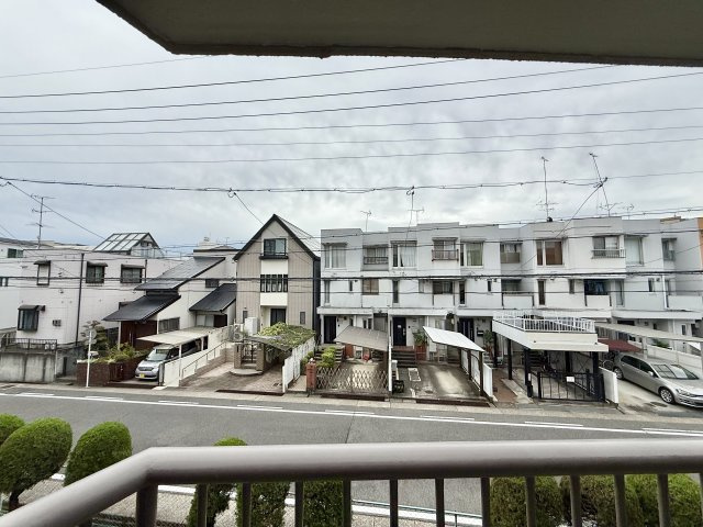 平和が丘住宅１０号棟の展望