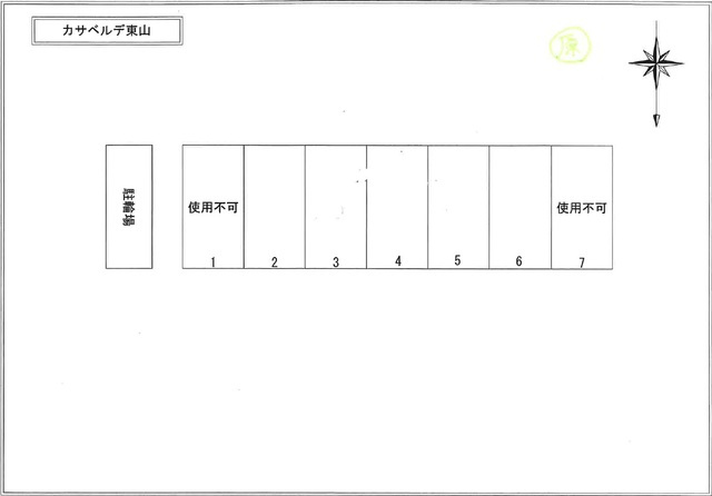 カサベルデ東山の区画図