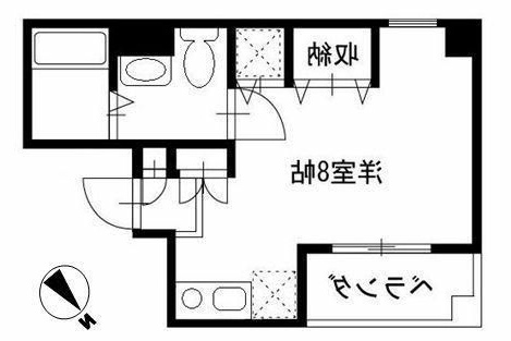 千葉市中央区新宿１丁目の賃貸マンションの間取り