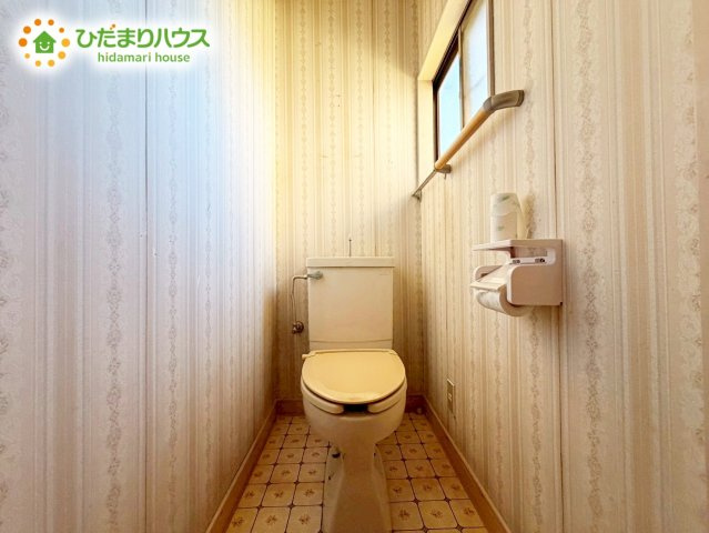 日立市会瀬町3丁目　中古戸建のトイレ|トイレは1F、2F共に完備！取り合いになることがありませんね(^^)/
