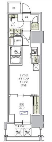 【間取り】 | アーバネックス谷町四丁目