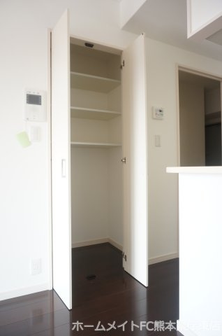 熊本市中央区新屋敷２丁目の賃貸マンションの収納