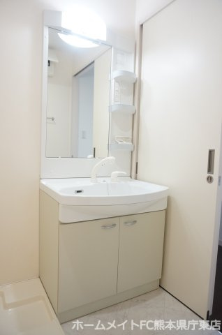 熊本市中央区新屋敷２丁目の賃貸マンションの独立洗面台