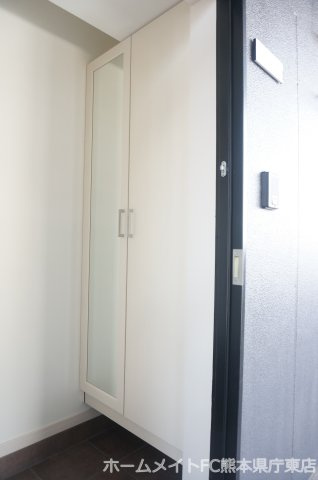 熊本市中央区新屋敷２丁目の賃貸マンションの玄関