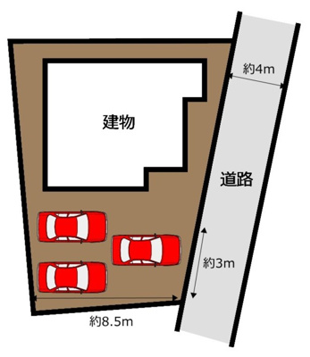 【区画図】 | 富士市今泉　中古戸建て　全1棟