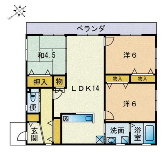 【間取り】 | エスポワール