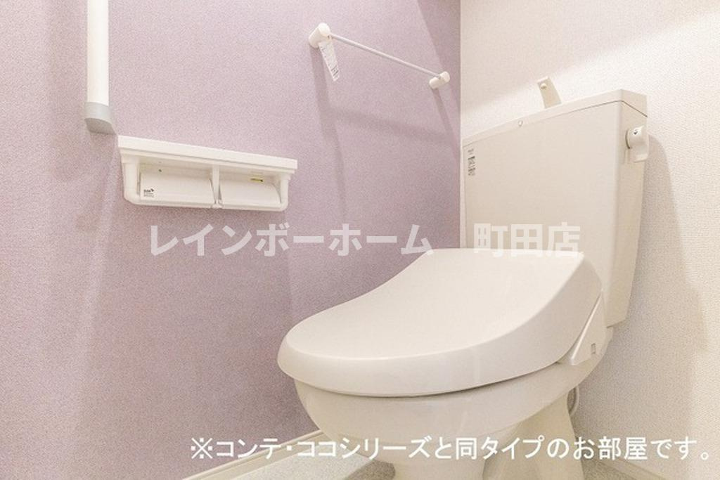 ココ・ビーナＡ※初期費用分割あと払いサービス利用可能物件のトイレ