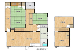 【間取り】 | 福岡県嘉穂郡桂川町大字土師