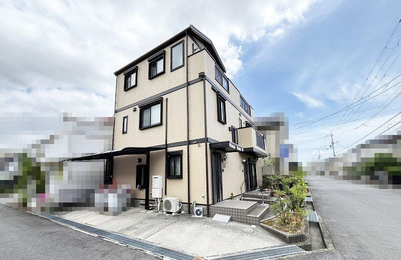 近江八幡市堀上町　中古戸建の外観パース
