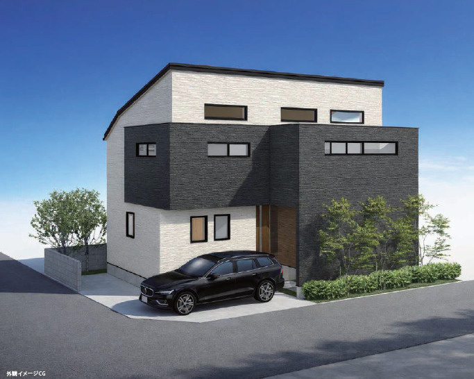 中野区大和町4丁目　建築条件無し売地の外観パース|参考プラン外観パース

現地ご見学希望・資料請求などお気軽にお問い合わせ下さい！
03-5990-5201