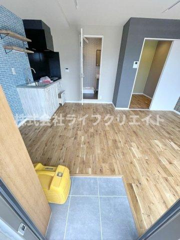 クリフビレッジA棟の玄関