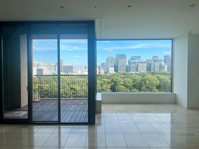 パークマンション千鳥ヶ淵の居間・リビング|※写真は同タイプ住戸です。