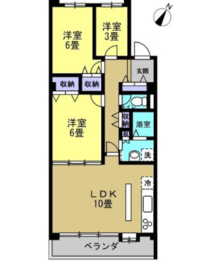 【間取り】 | リアライズ柏Ⅱ