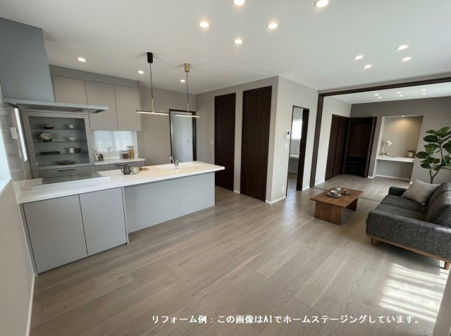 安芸区矢野西７丁目の居間・リビング|リフォームイメージです。