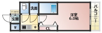 エスリード大阪シティノースの間取り
