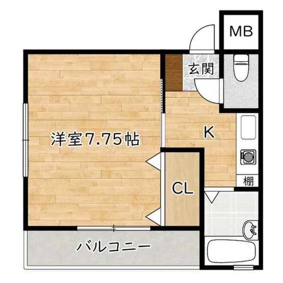 【間取り】 | プレジャーコートⅠ