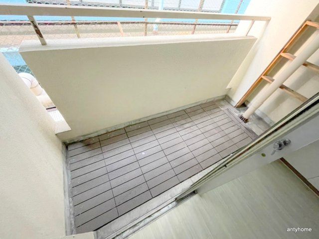 都島岡本マンション　仲介手数料無料のバルコニー